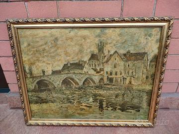 quadro pont di MORET.