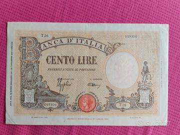 Banconota Regno d' Italia 