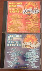 2 CD  Festivalbar39°- 2002 - Compilation Blu-Rossa