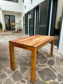 Tavolo rovere massello Cargo High Tech Milano