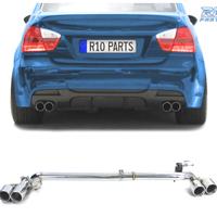KIT CONVERSIONE SCARICO BMW E90 E91 LOOK M DOPPIO 