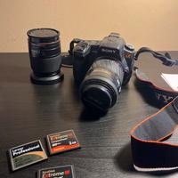 Fotocamera Sony a300 + ottiche variabili e memoria