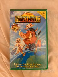Vhs "In giro per il mondo con Timon e Pumbaa
