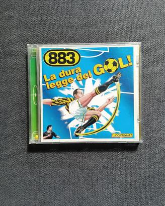 Cd 883 La dura legge del gol custodia adesivi 1997