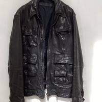 giubbotto biker pelle NEIL BARRETT