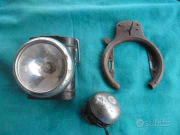 Fanale - bloccaruote Fides e campanello Omega -