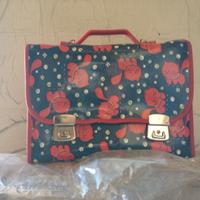 cartella scuola vintage senza cinte nuova