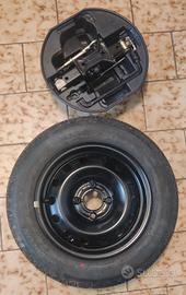 ruota scorta in ferro 4 fori per Citroen C4 