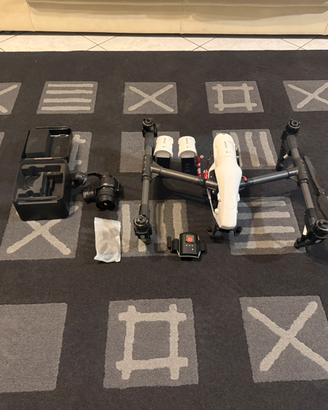 Dji inspire 1 pro con paracadute e 2 camere x5 4k