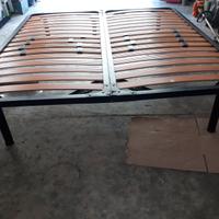 Rete matrimoniale ortopedica a doghe regolabili