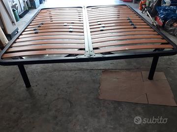 Rete matrimoniale ortopedica a doghe regolabili