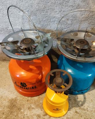 n. 2 Fornelli gas da campeggio Eurocamping 2,5 LT