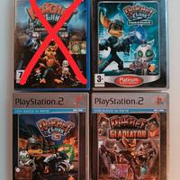 Lotto 3 Giochi Ratchet & Clank per PS2
