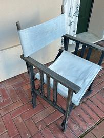 Sedia regista giardino