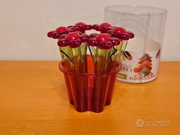 Portaspezie a forma di vaso di fiori