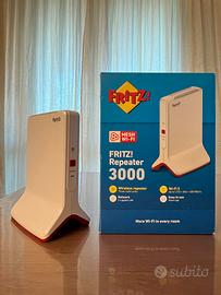FRITZ!Repeater 3000 Wi‑Fi Mesh completo di scatola