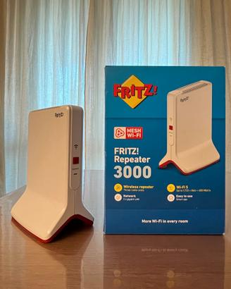 FRITZ!Repeater 3000 Wi‑Fi Mesh completo di scatola