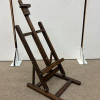 Cavalletto pittura legno regolabile