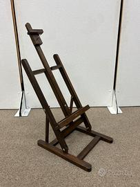 Cavalletto pittura legno regolabile