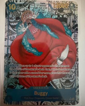 CARTA ONE PIECE BUGGY MANGA OP09-051