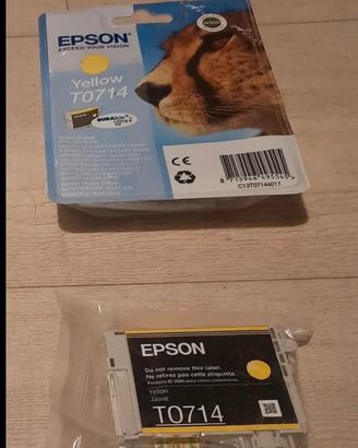 Cartucce Epson  giallo.  T0714