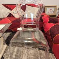 Sedie trasparenti di design eleganti 