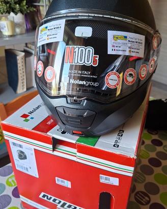 Casco Nolan N100-5 Black Graphite TG L
