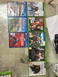 giochi per xbox e play 4
