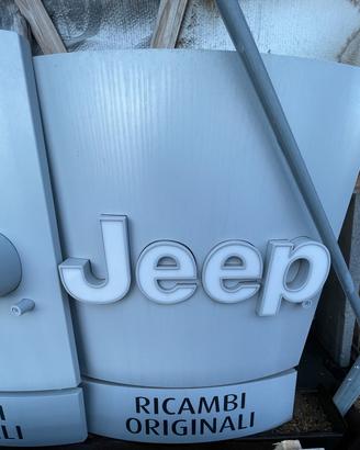 Insegna Jeep Ricambi Originali