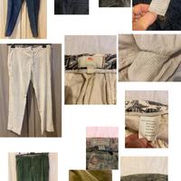 Set 3 pantaloni velluto etro