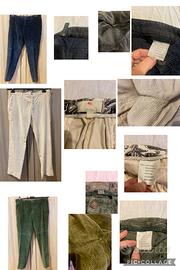 Set 3 pantaloni velluto etro