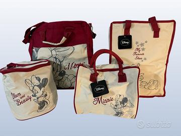 Set borse Disney Minnie originali 4 pezzi
