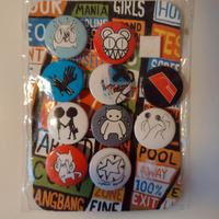 set di spille originali Radiohead 