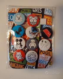 set di spille originali Radiohead 