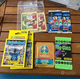Bustine da collezione figurine panini varie annate