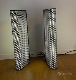 coppia di lampade Bieffeplast anni 80