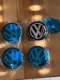 4 coprimozzo cerchi in lega Volkswagen 65mm nuovi