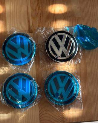 4 coprimozzo cerchi in lega Volkswagen 65mm nuovi