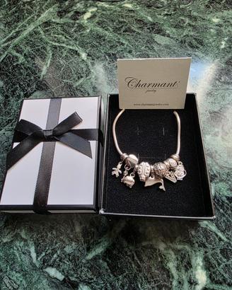 Braccialetto in argento Charmant