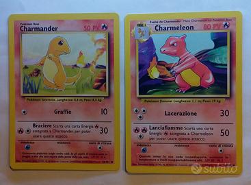 Card Pokemon Charmander/Charmeleon Set Base