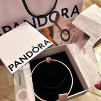Bracciale pandora NUOVO oro rosa rigido