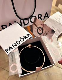 Bracciale pandora NUOVO oro rosa rigido