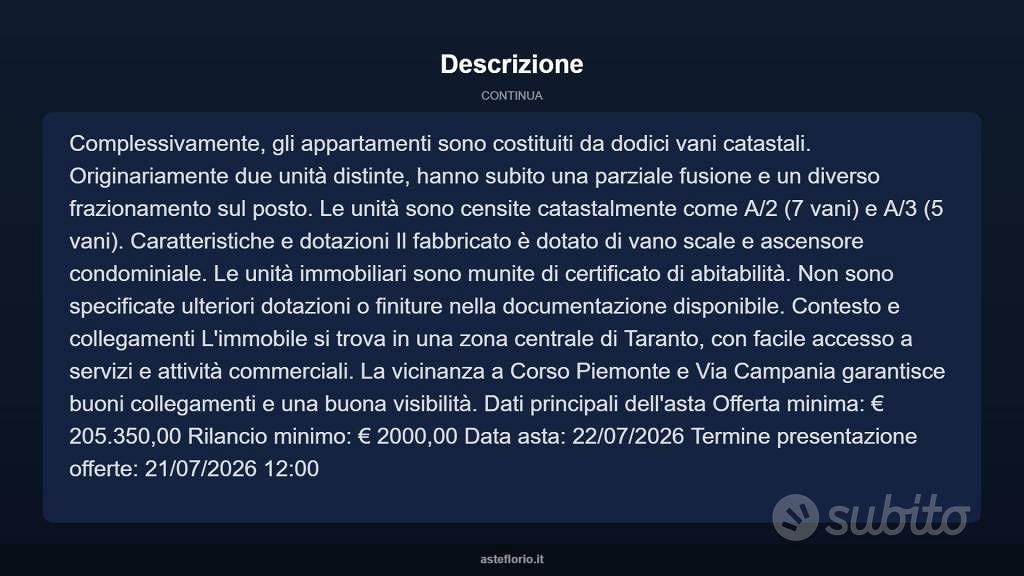 Appartamento – Taranto - Vista 4