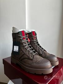 Stivaletti Gucci con monogramma GG jacquard