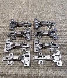 Kit 30 CERNIERE PER MOBILI SALICE FORO 35 MM