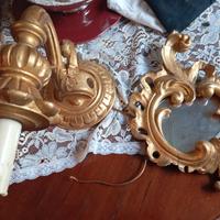 Lampada Applique a Candela + specchio