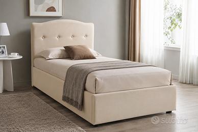 letto singolo imbottito Sarah - San Michele