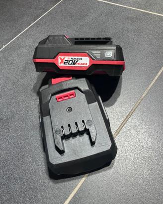 2 batterie Parkside 20V 2Ah nuove