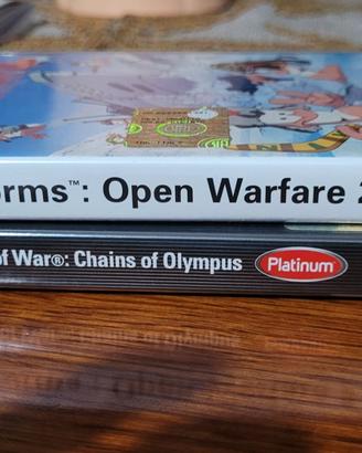Worms Open Warfare, God of war Psp