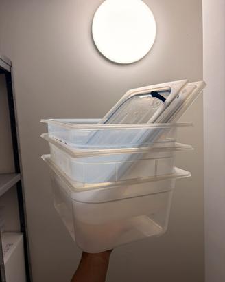 Contenitori gastronom 8l- 3pezzi da cucina